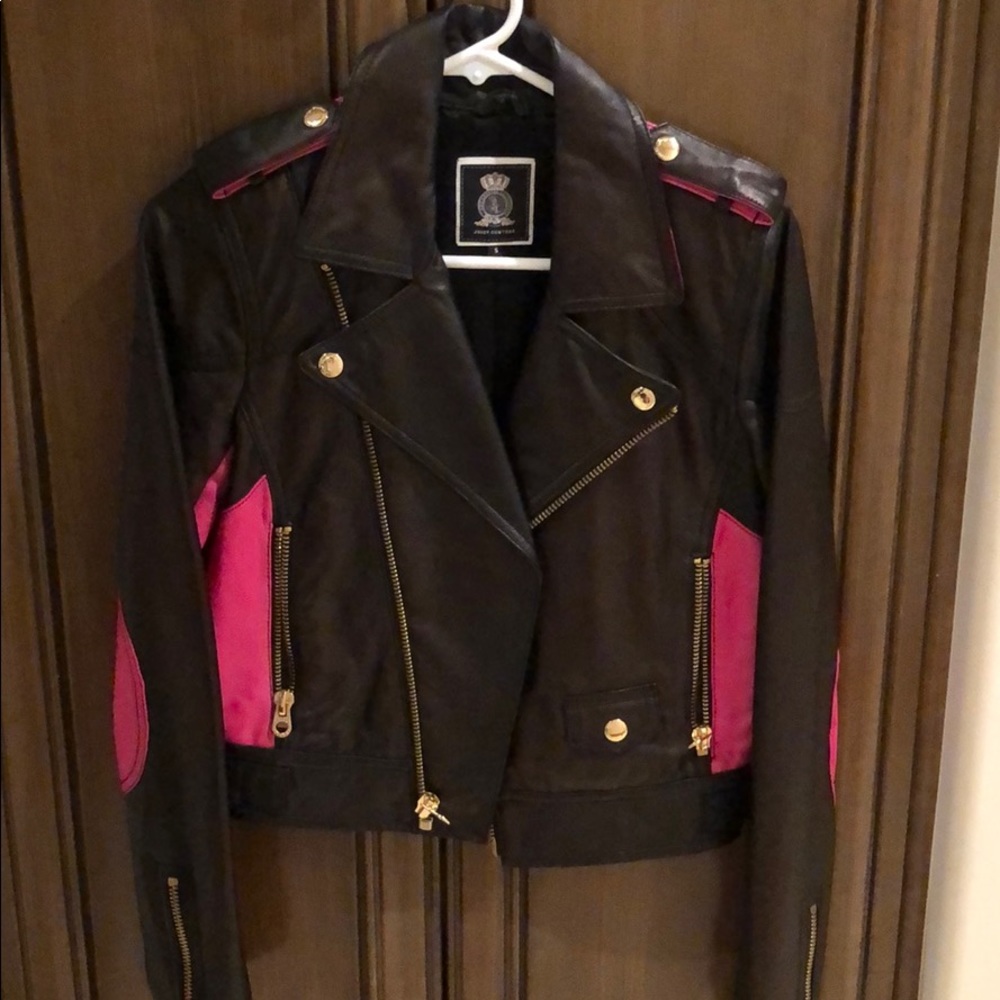 Juicy couture leather jacket